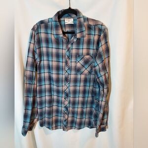 Billabong Men's Fremont Cotton Flannel Shirt - EUC - XL